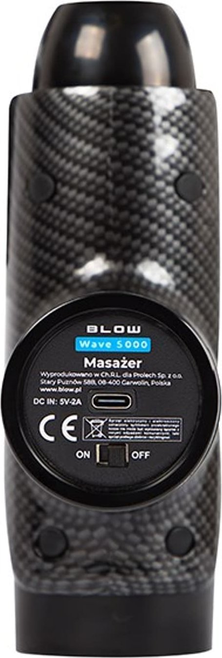 фото Перкуссионный массажер Blow Wave 5000 Black