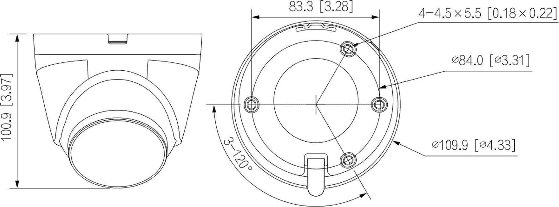 фото IP-камера Dahua Technology IPC-HDW1439V-A-IL Black