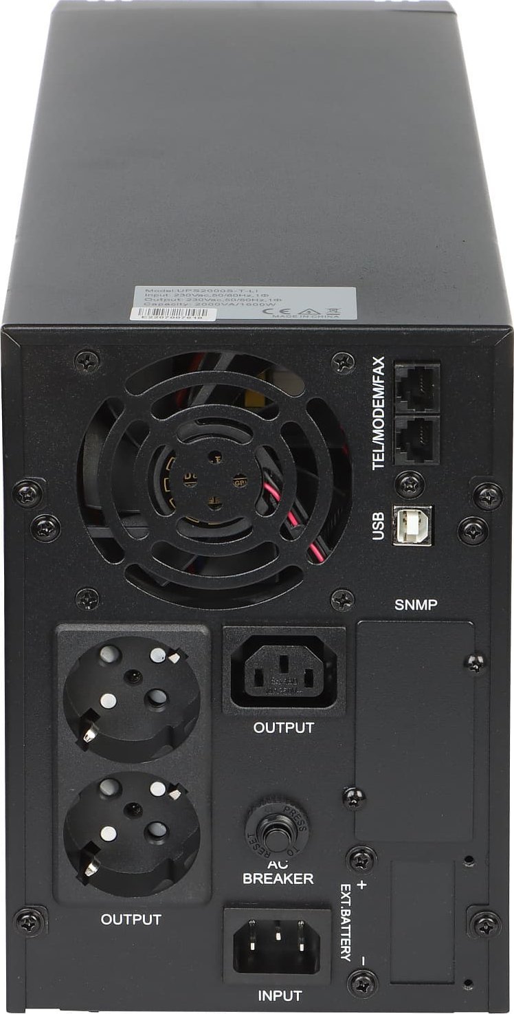 фото Лінійно-інтерактивний ДБЖ East AT-UPS2000S-LCD