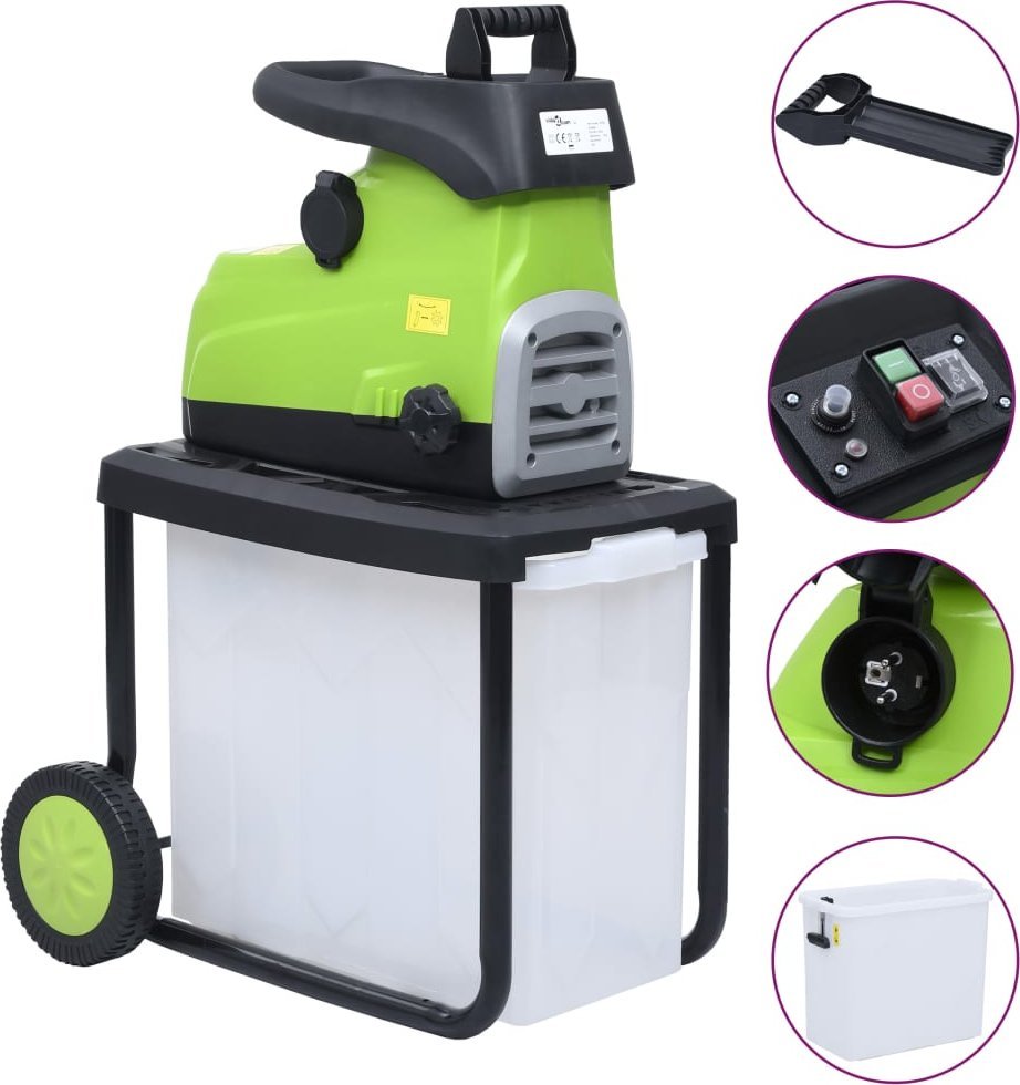 фото Садовий подрібнювач VidaXL 145794