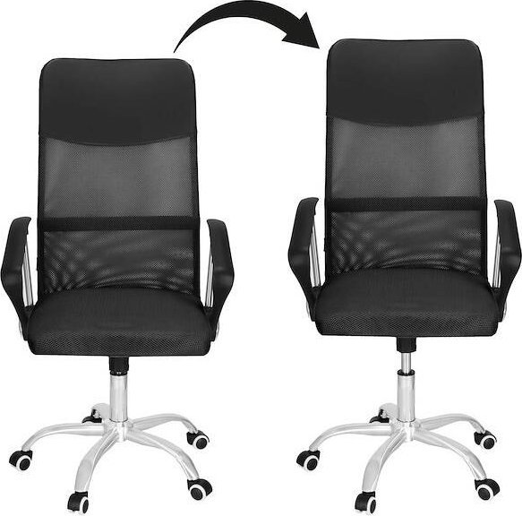 фото Офісне крісло Springos Uniwersalny Black