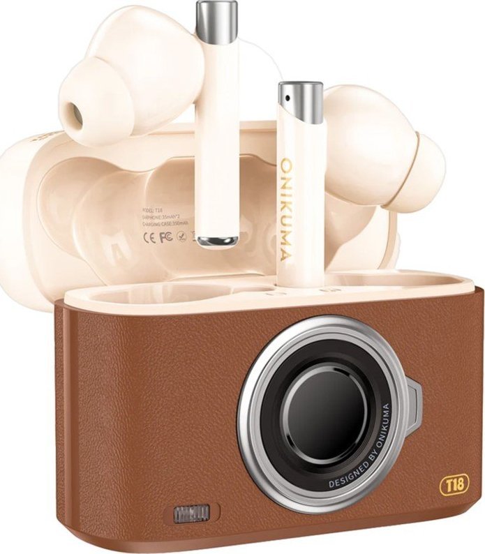фото Навушники TWS Onikuma T18 Brown