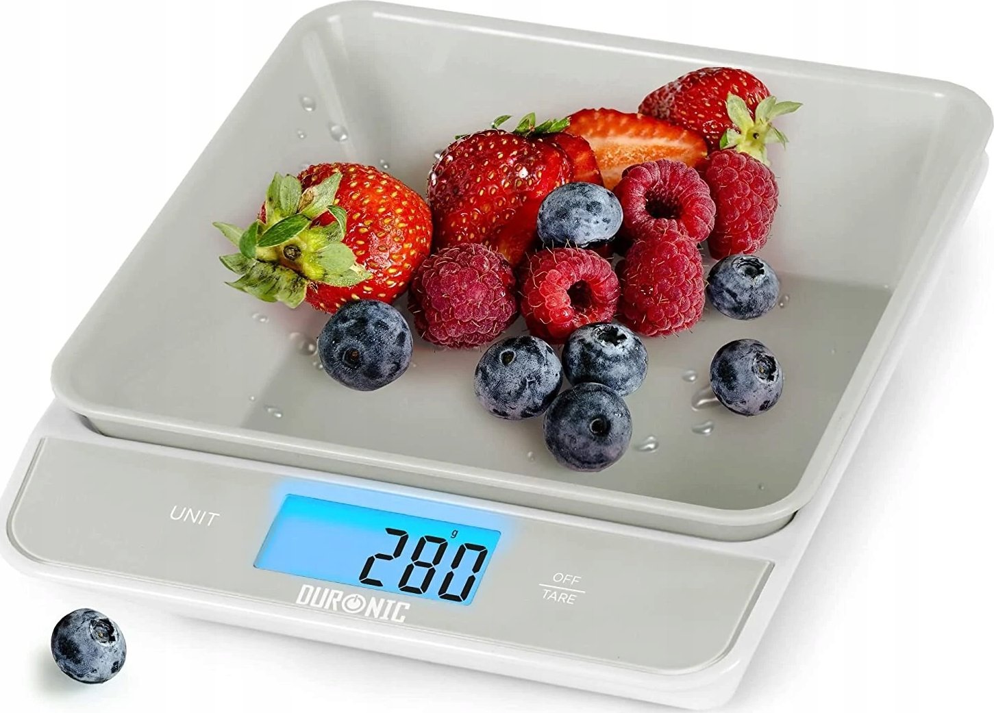 фото Ваги кухонні електронні Duronic KS100 GY