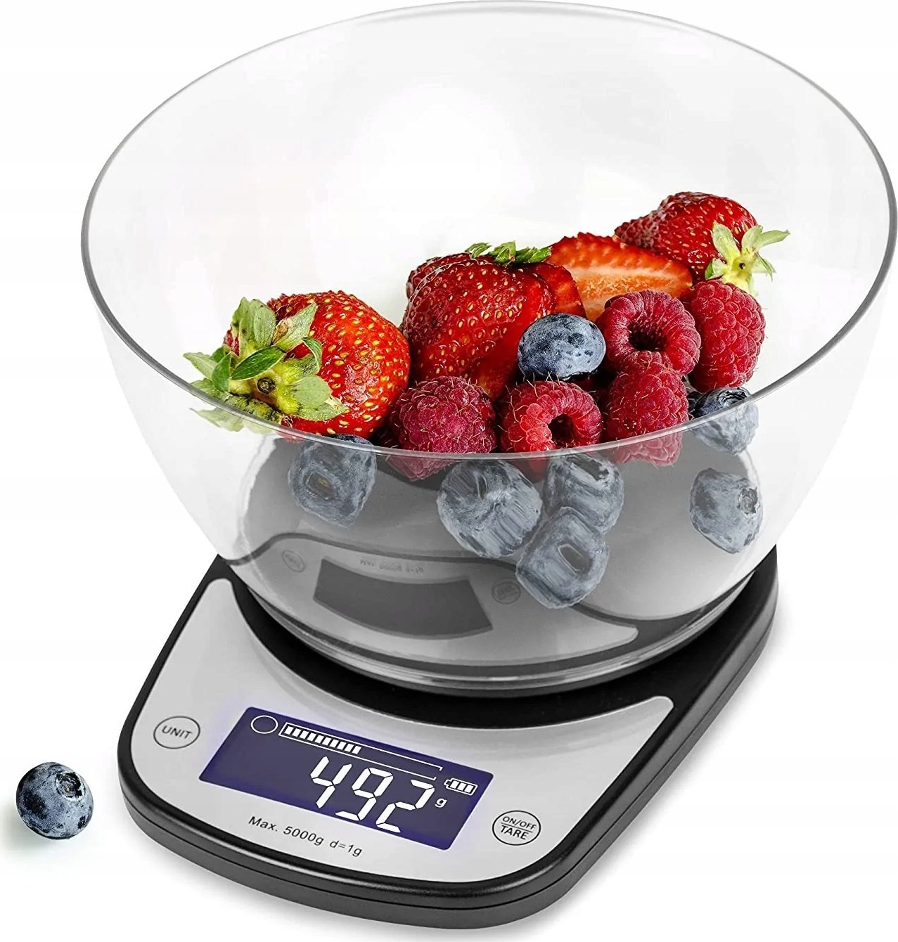 фото Ваги кухонні електронні Duronic KS5000 BKCR