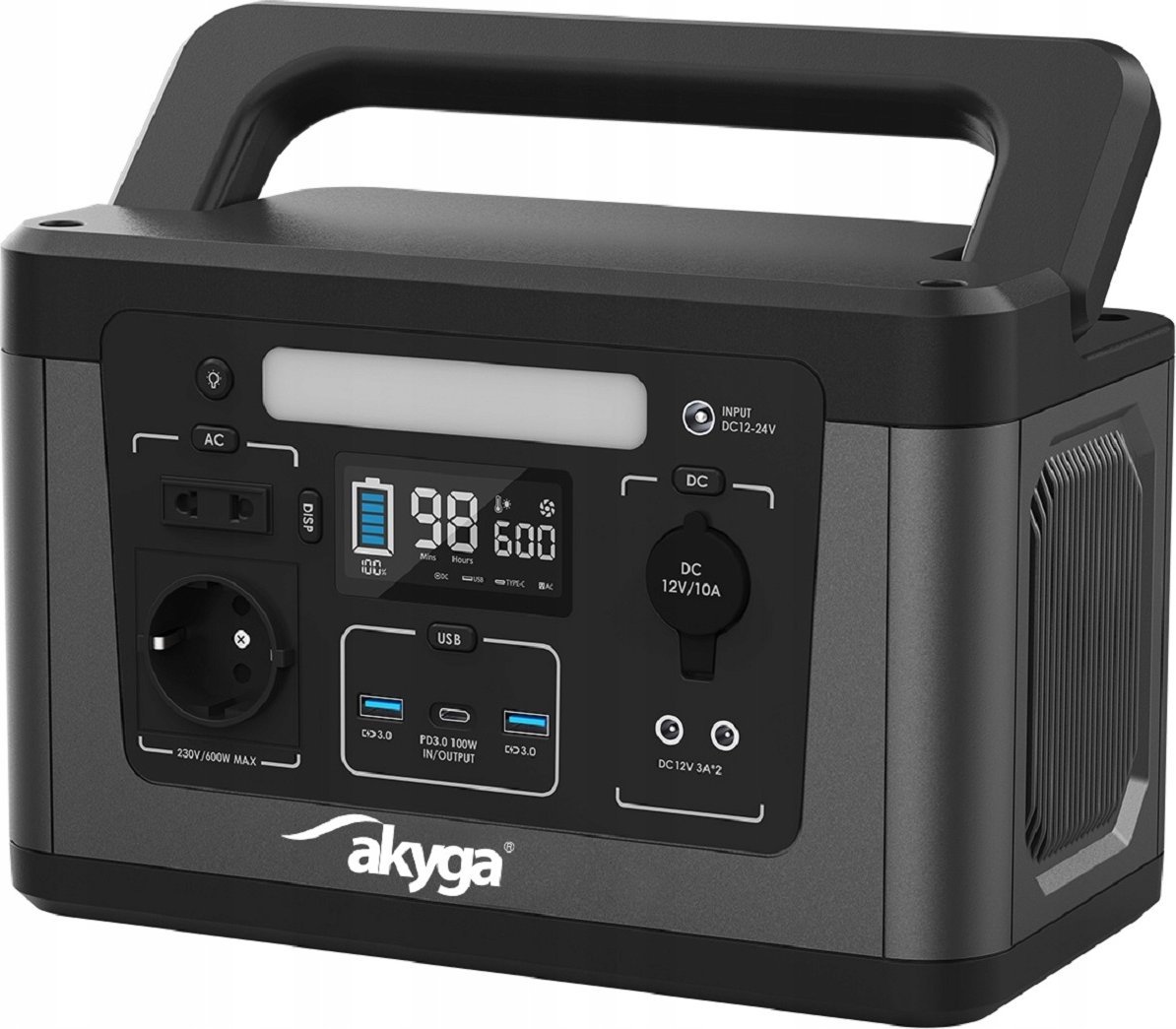 фото Зарядна станція Akyga AK-PS-04 461 Wh