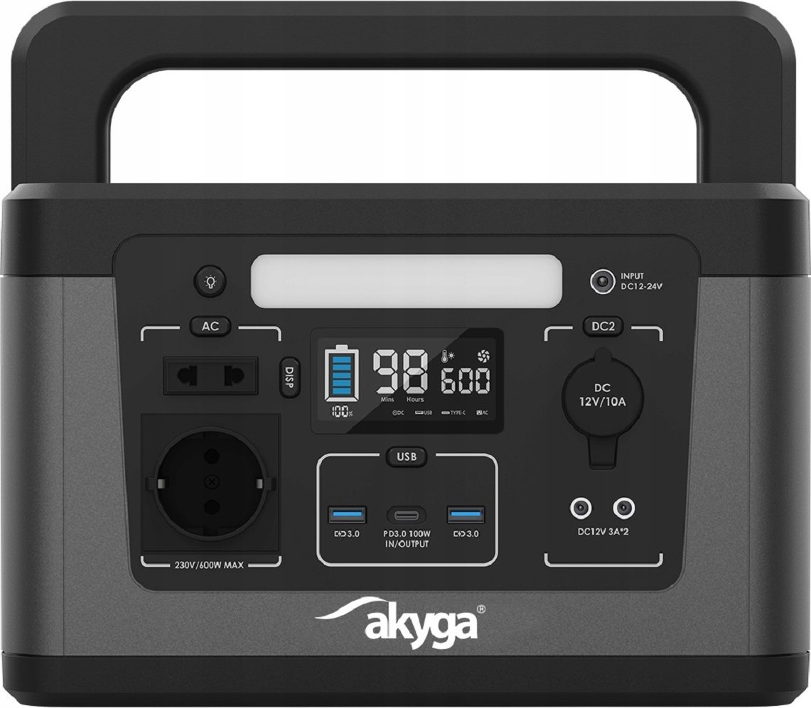 фото Зарядна станція Akyga AK-PS-04 461 Wh