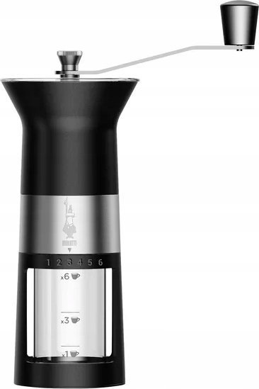фото Кавомолки ручної Bialetti Kompaktowy PRO Чорна (MCPRO001)