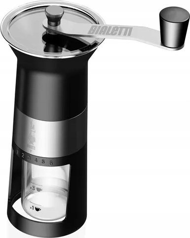 фото Кавомолки ручної Bialetti Kompaktowy PRO Чорна (MCPRO001)