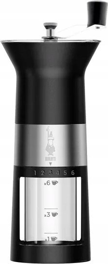 фото Кавомолки ручної Bialetti Kompaktowy PRO Чорна (MCPRO001)