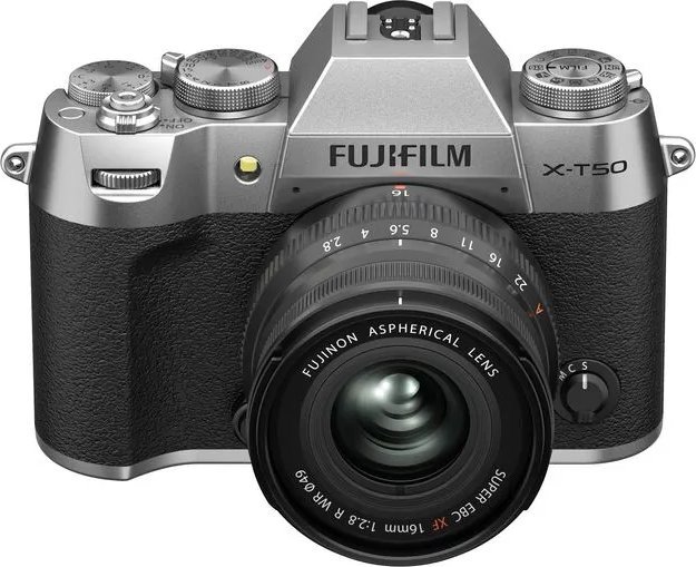 фото Бездзеркальний фотоапарат Fujifilm X-T50 kit 16-50mm f/2,8-4,8R LM WR Silver (16828569)