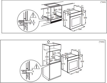 фото Духовка електрична Electrolux EOD3H40BX