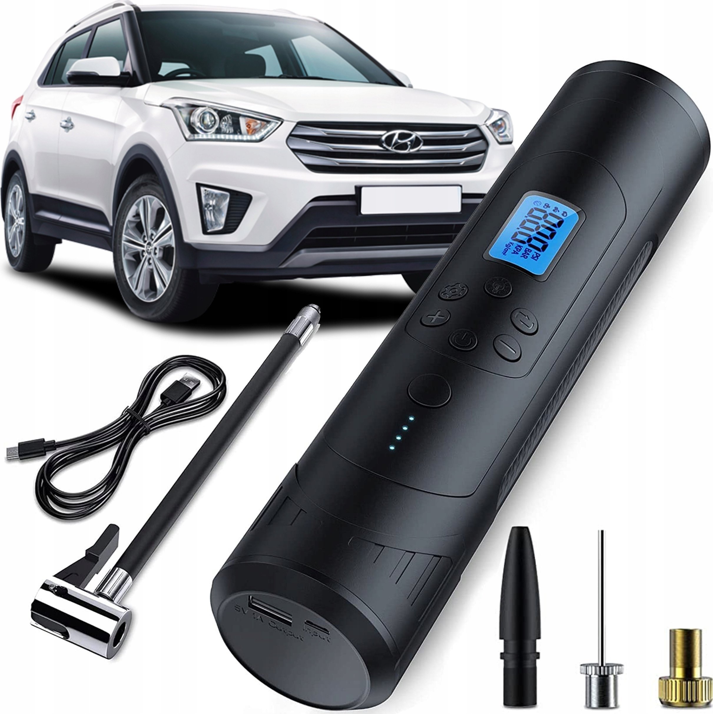 фото Автомобільний компресор (акумуляторний) Gotel A24B