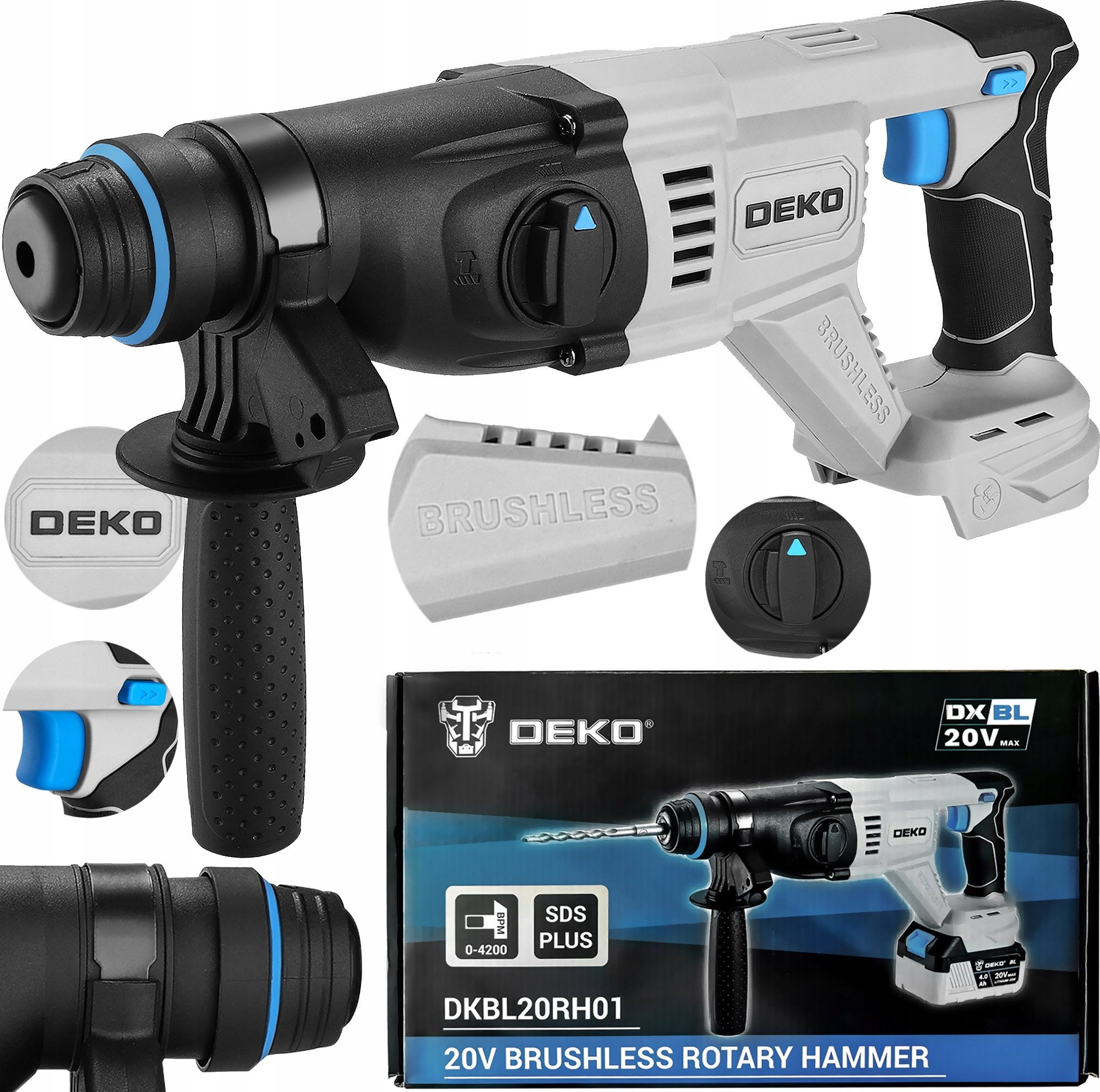 фото Перфоратор Deko DKBL20RH01-S0