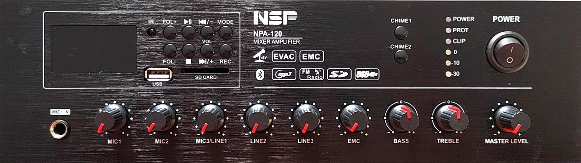 фото Підсилювач потужності NSP NPA-120