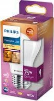 Signify Phillips LED classic WarmGlow Lampe  75W E27  Matt Dimmbar