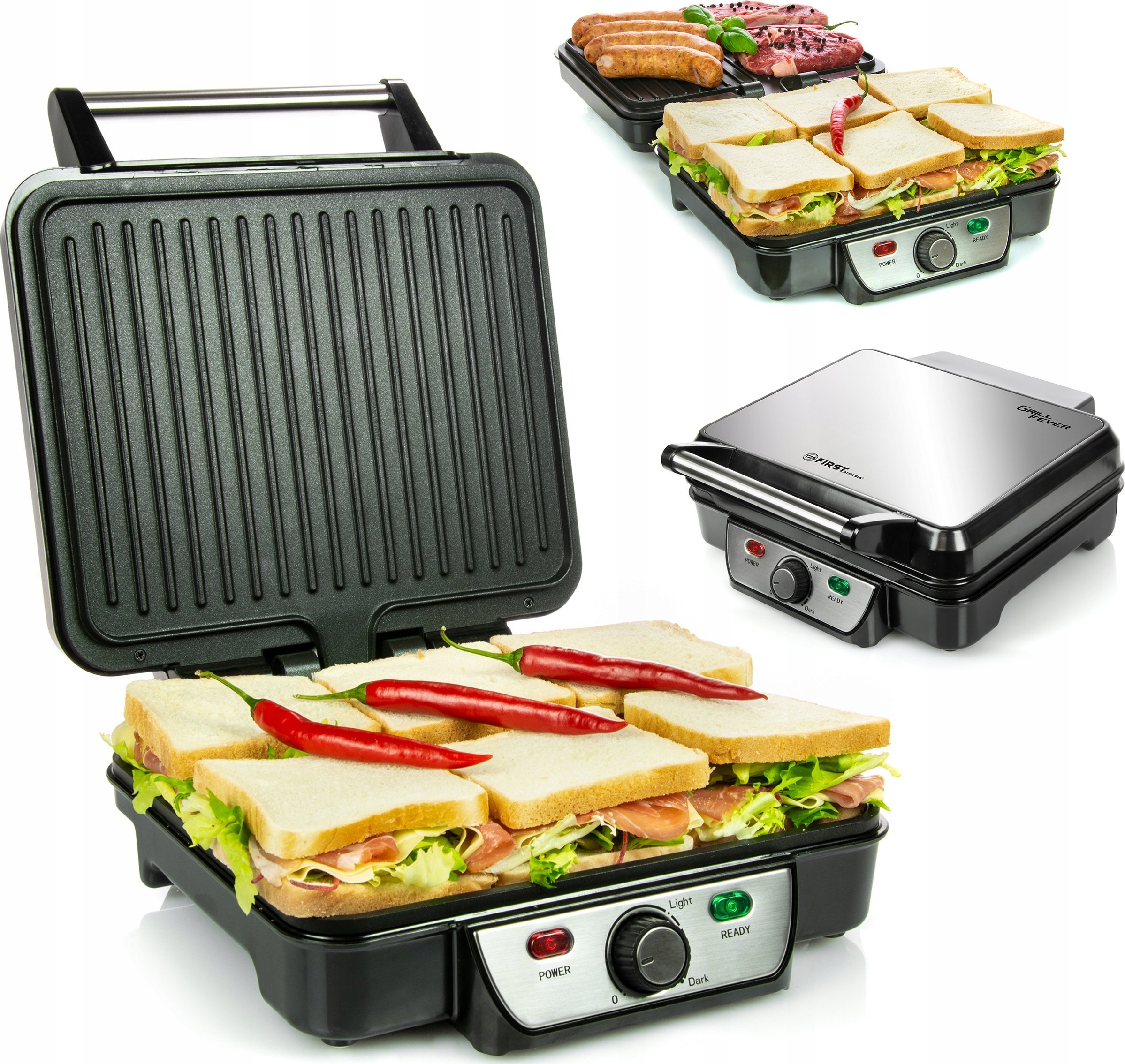 фото Електрогриль притискний First FA-5343-2