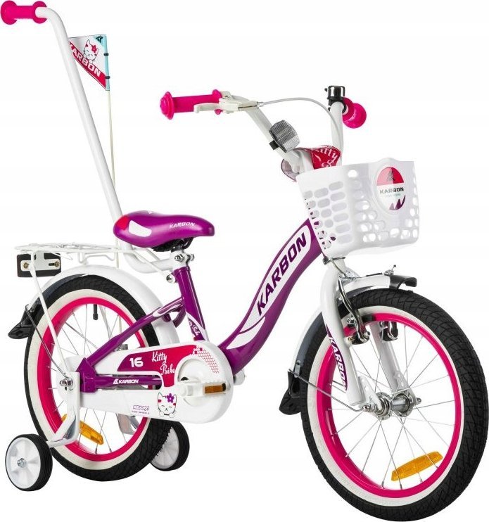 фото Дитячий двоколісний велосипед Karbon Kitty 18 Purple/White
