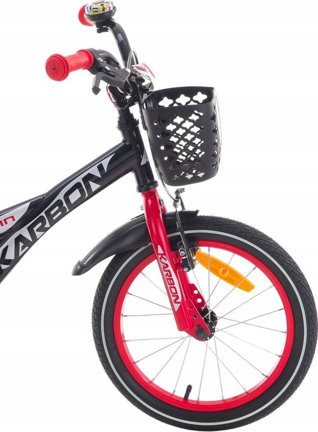 фото Дитячий двоколісний велосипед Karbon Alvin 16 Black/Red
