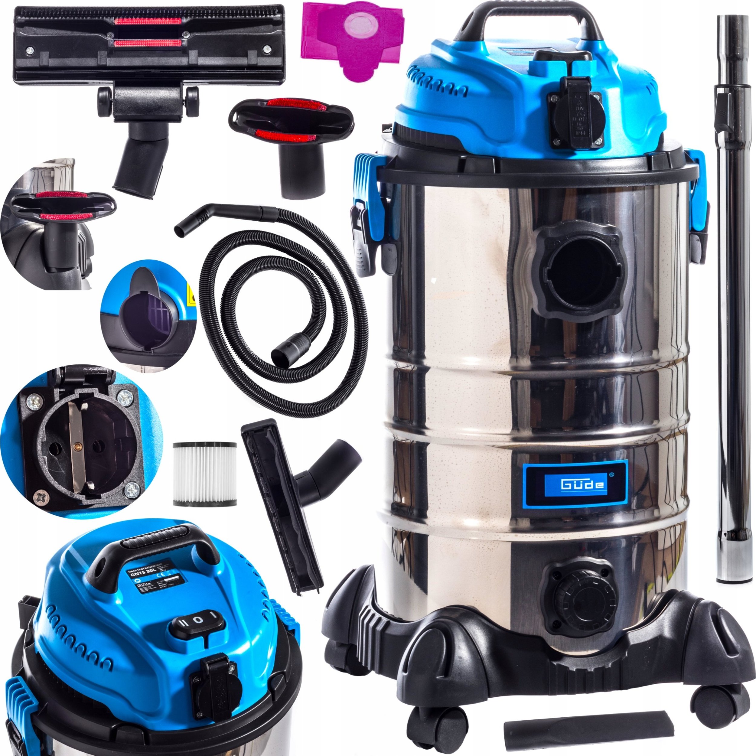 фото Будівельний пилосос Gude GNTS30L