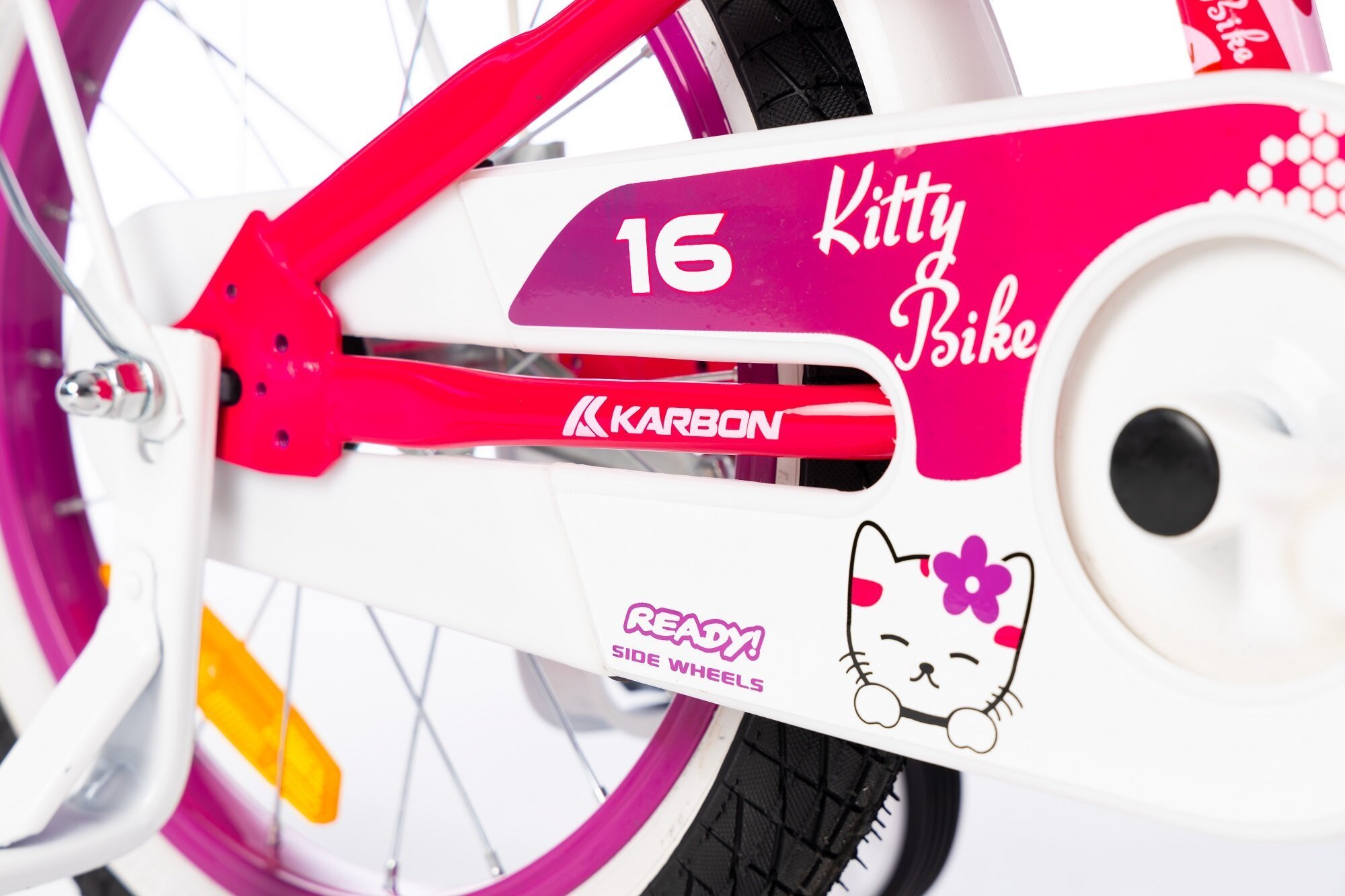 фото Дитячий двоколісний велосипед Karbon Kitty 16 Pink/White