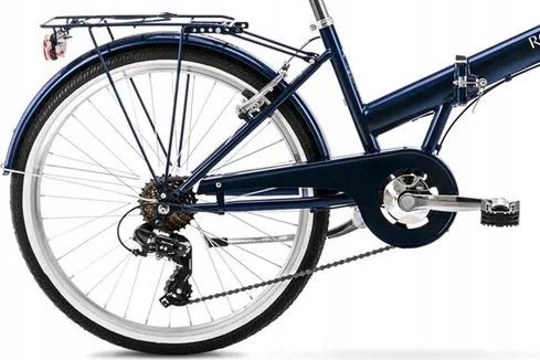фото Велосипед міський Romet Jubilat Eco 2024 24 Blue