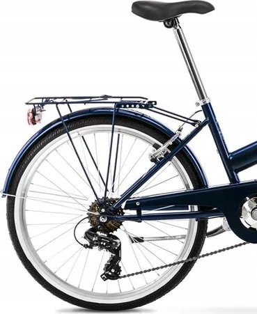 фото Велосипед міський Romet Jubilat Eco 2024 24 Blue