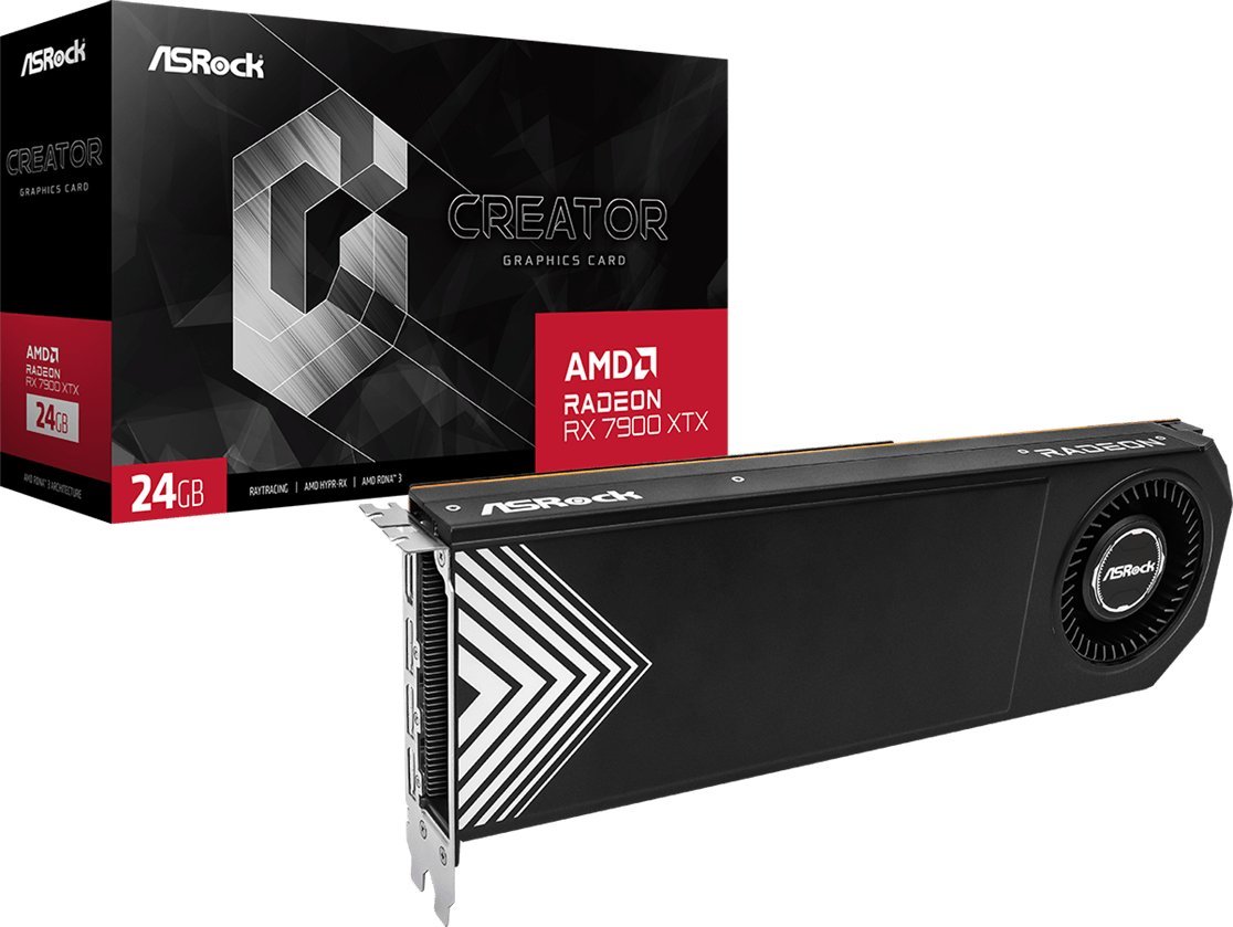 фото Відеокарта ASRock Radeon RX 7900 XTX Creator 24GB (RX7900XTX CT 24G)
