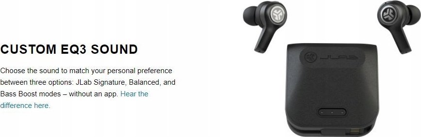 фото Навушники JLab JBuds Air Executive True Wireless Білі