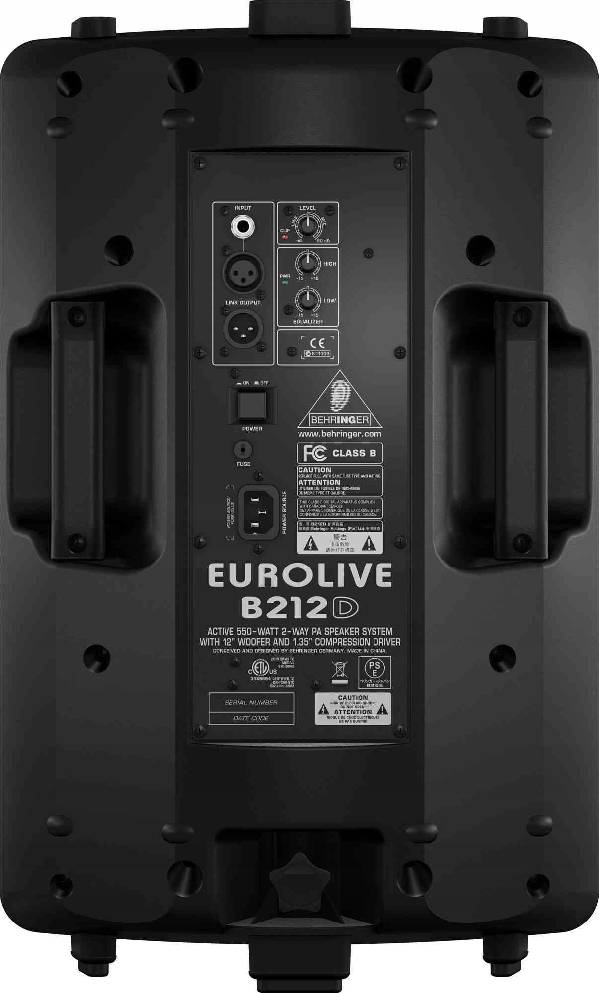 фото Акустична система Behringer B212D