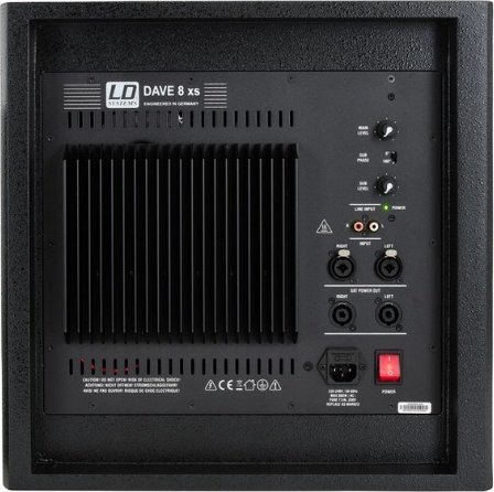 фото Акустична система LD Systems Dave 8 XS Black