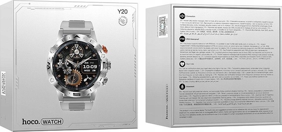 фото Смарт-годинник Hoco Y20 Silver