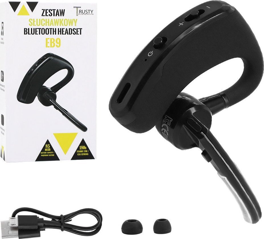 фото Bluetooth-гарнітура Vega Trusty Legend EB9 Black