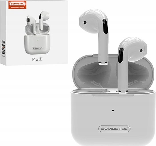 фото Навушники TWS Vega Somostel Pro 4 White