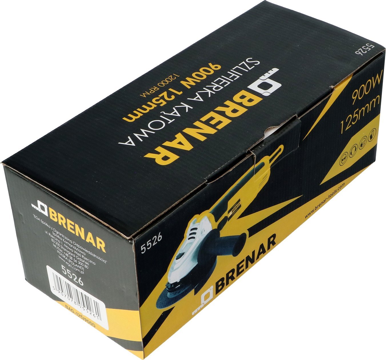 фото Болгарка (кутова шліфувальна) Brenar 5526