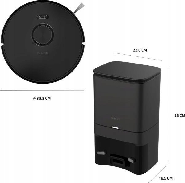 фото Робот-пилосос Avanca International BV Hombli Smart Robot Vacuum (HBVR-0100)