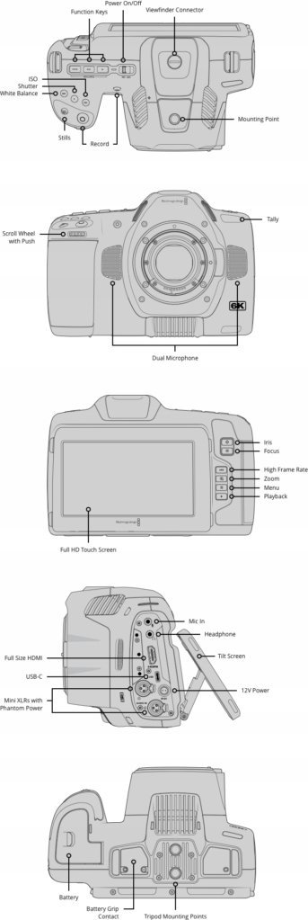 фото Камера Blackmagic Pocket Cinema Camera 6K G2