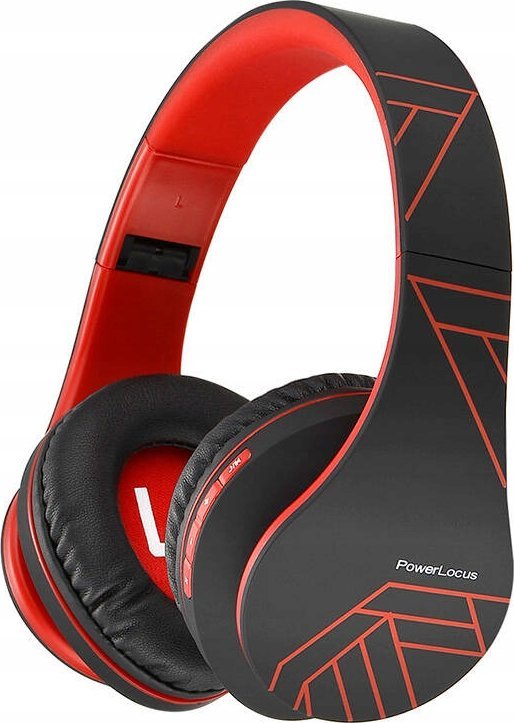 фото Навушники з мікрофоном PowerLocus P2 Black/Red