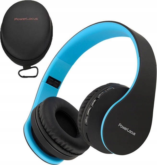 фото Навушники з мікрофоном PowerLocus P1 Black/Blue