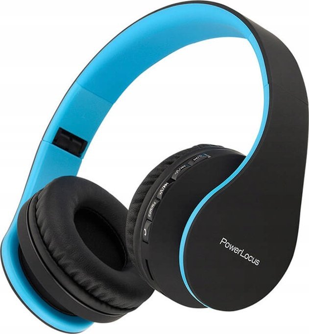 фото Навушники з мікрофоном PowerLocus P1 Black/Blue