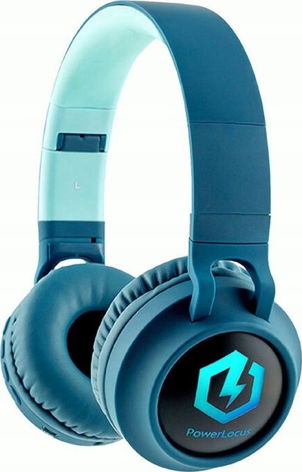 фото Навушники з мікрофоном PowerLocus Buddy Kids Blue