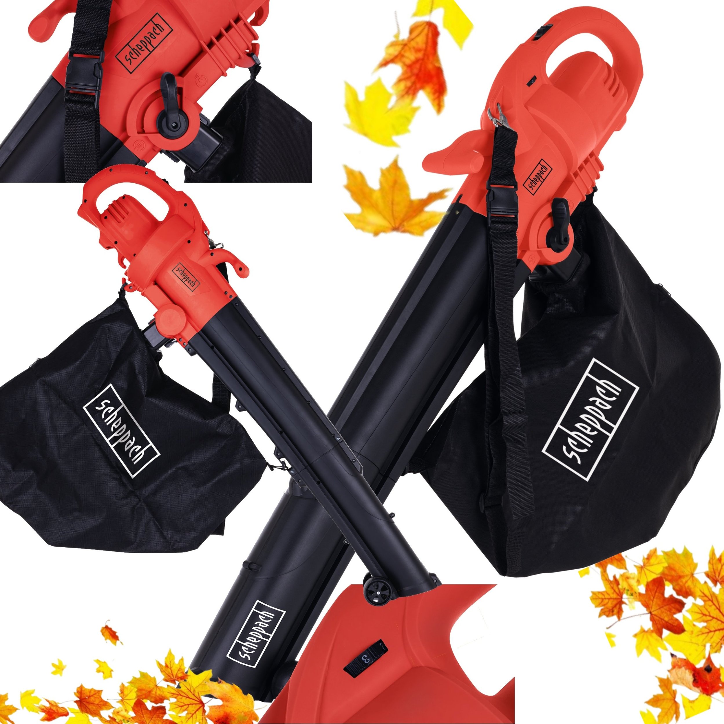 фото Садовий пилосос-повітродувка Scheppach LBH3000E