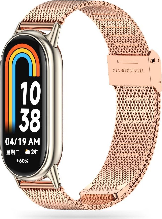 Tech-Protect TECH-PROTECT MILANESEBAND XIAOMI SMART BAND 8 / 9 / NFC ROSE GOLD