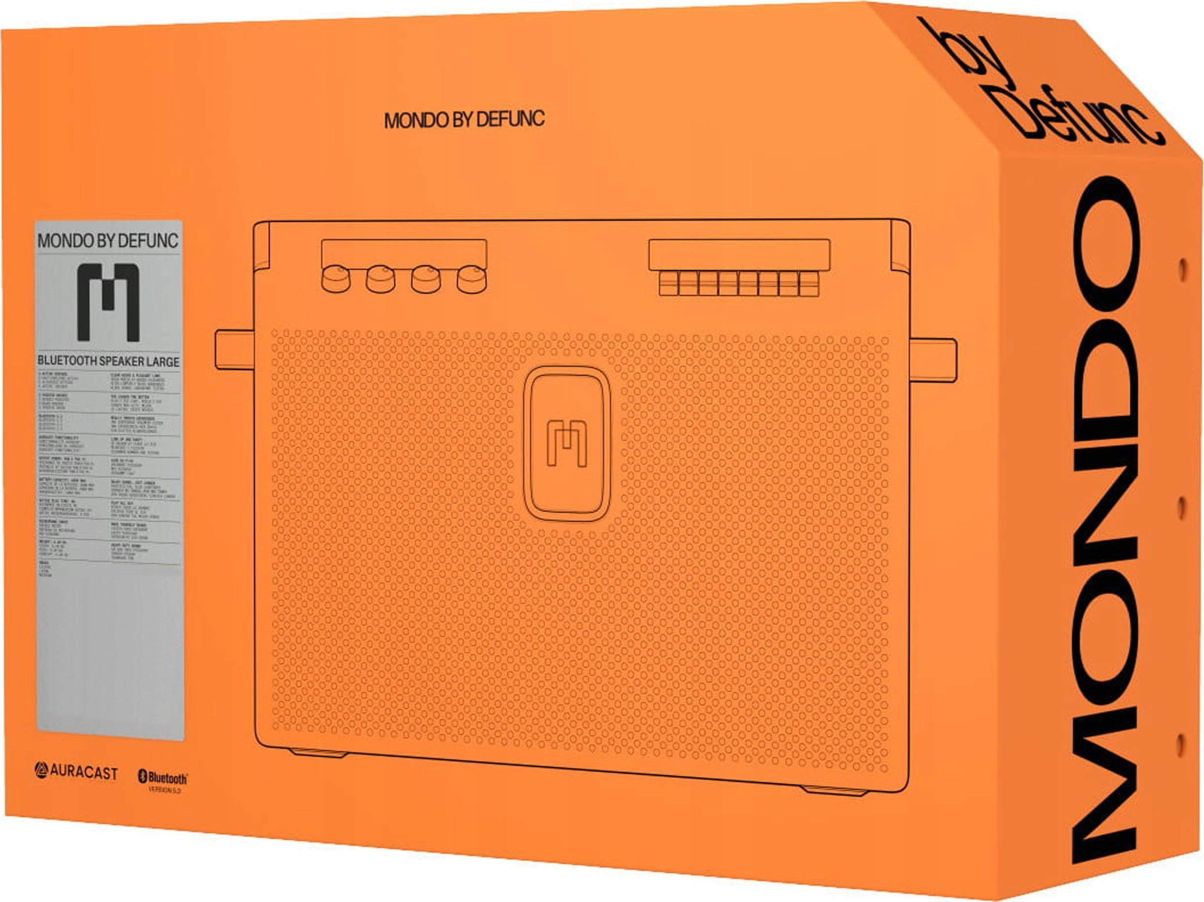 фото Портативна колонка Defunc Large Gold