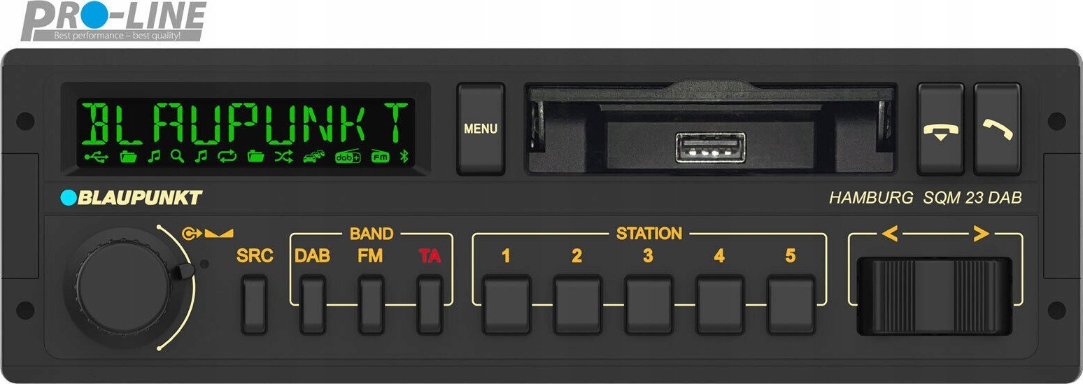 фото Бездискова MP3-магнітола Blaupunkt Hamburg SQM 23 DAB