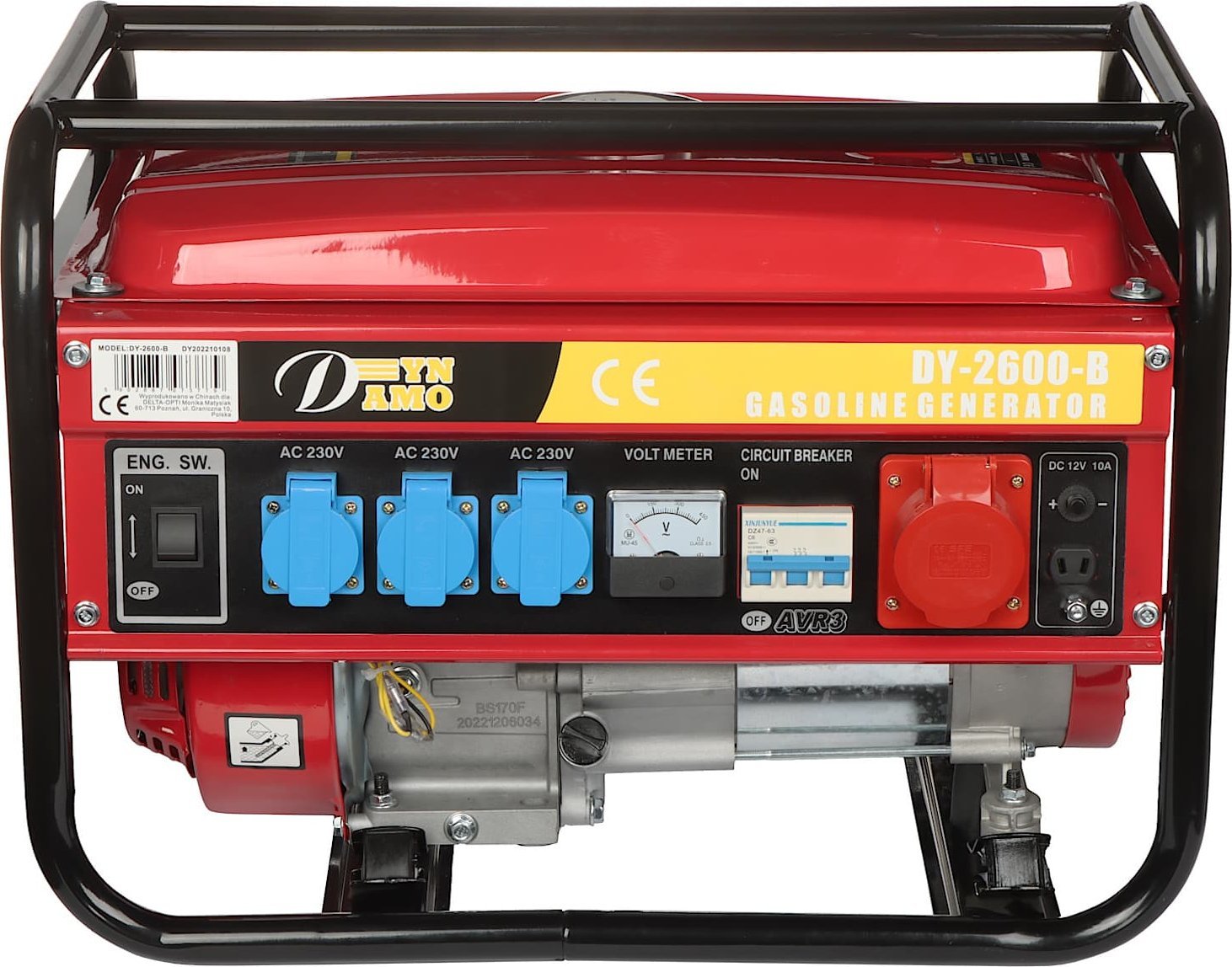 фото Бензиновий генератор Dynamo DY-2600-B