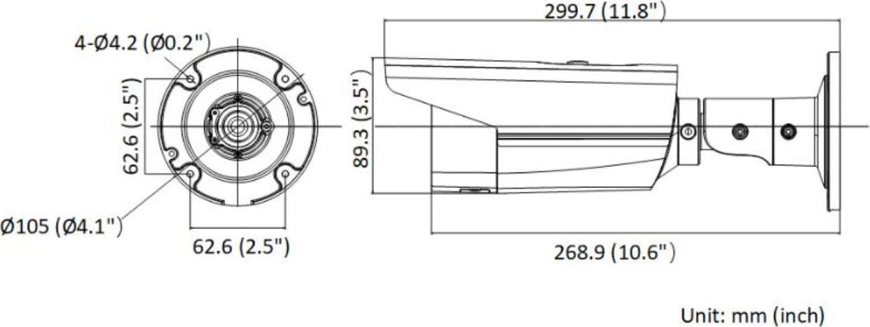 фото IP-камера відеоспостереження Hikvision DS-2CD2T43G2-4LI (4 мм)