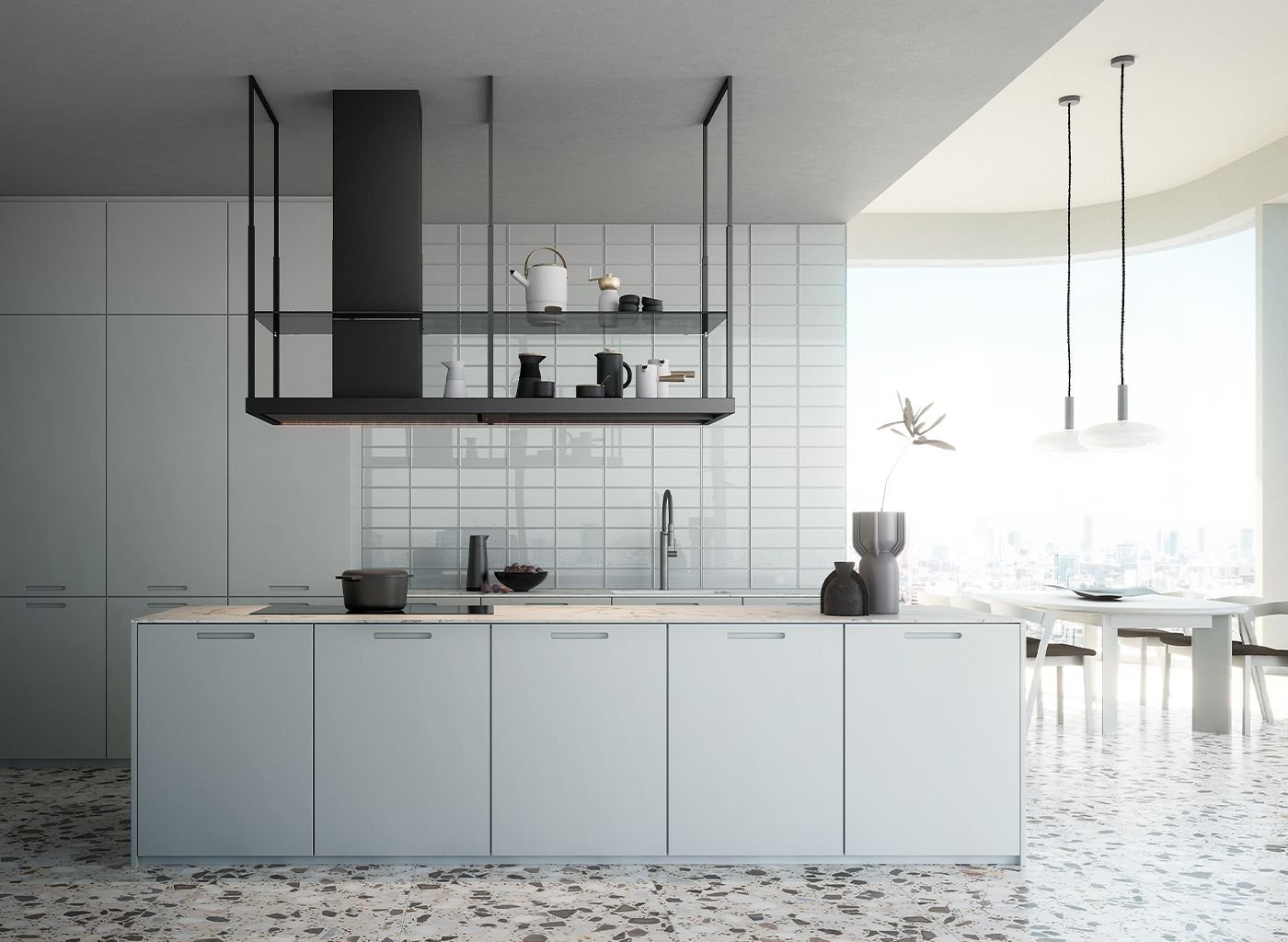 фото Витяжка декоративна Falmec Europa Black Isola 175/800