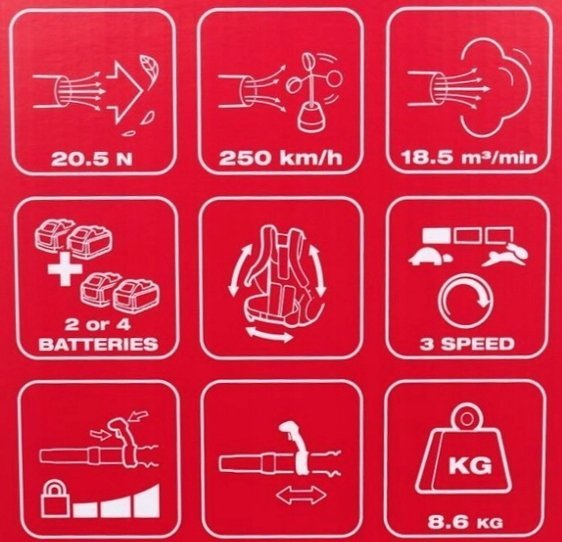 фото Садова повітродувка Milwaukee M18 F2BPB-0 (4933493212)