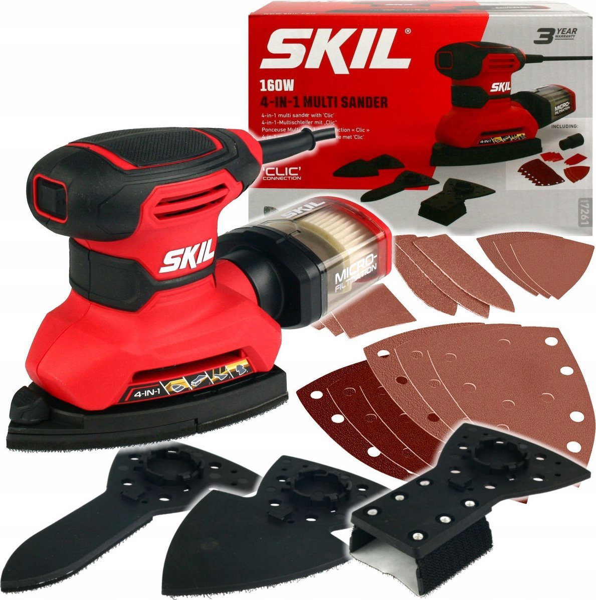 фото Стрічкова шліфмашина Skil SR1E7261AA