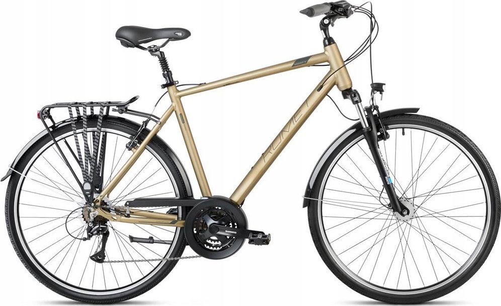 фото Велосипед туристичний Romet Wagant 3 2024 Dark Gold-21